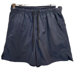 Nike Dri Fit Shorts Women`s S Athletic Running Navy Mesh Pockets Activewear